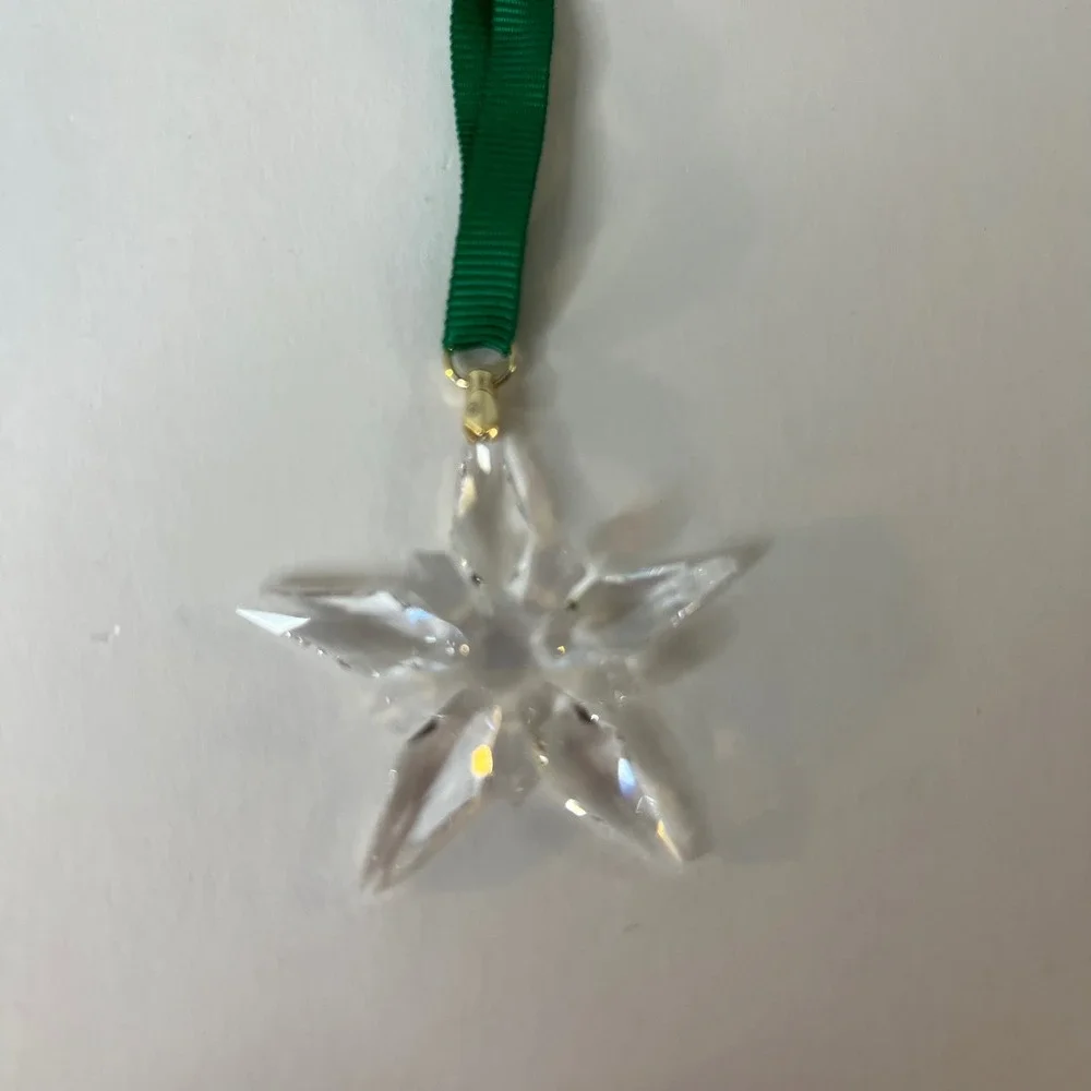 Swarovski Star Crystal Christmas Ornament NIB 1 7/8 x 1/4 x 1 3/4 in NIB‎